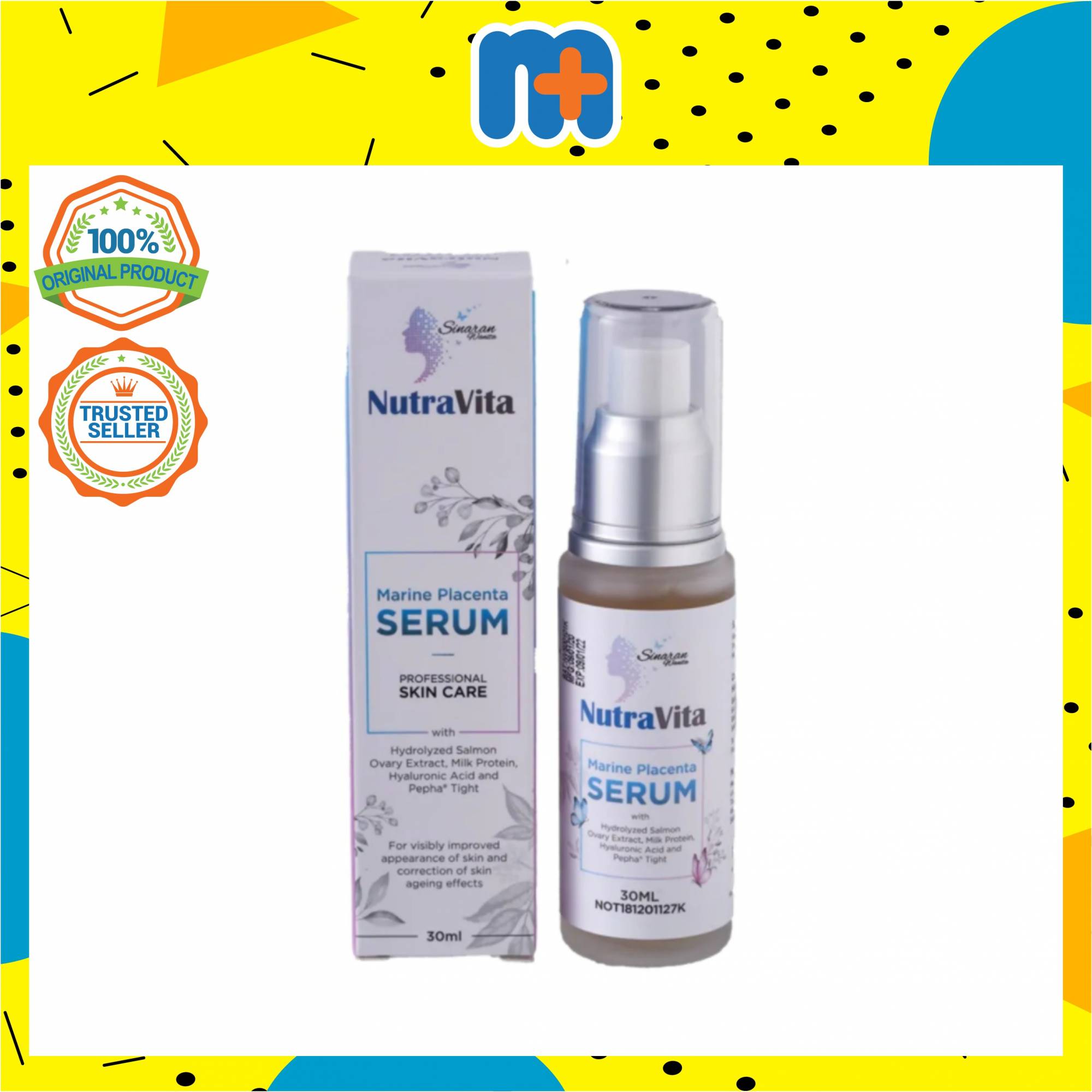 [MPLUS] Nutravita Marine Placenta Serum 30Ml